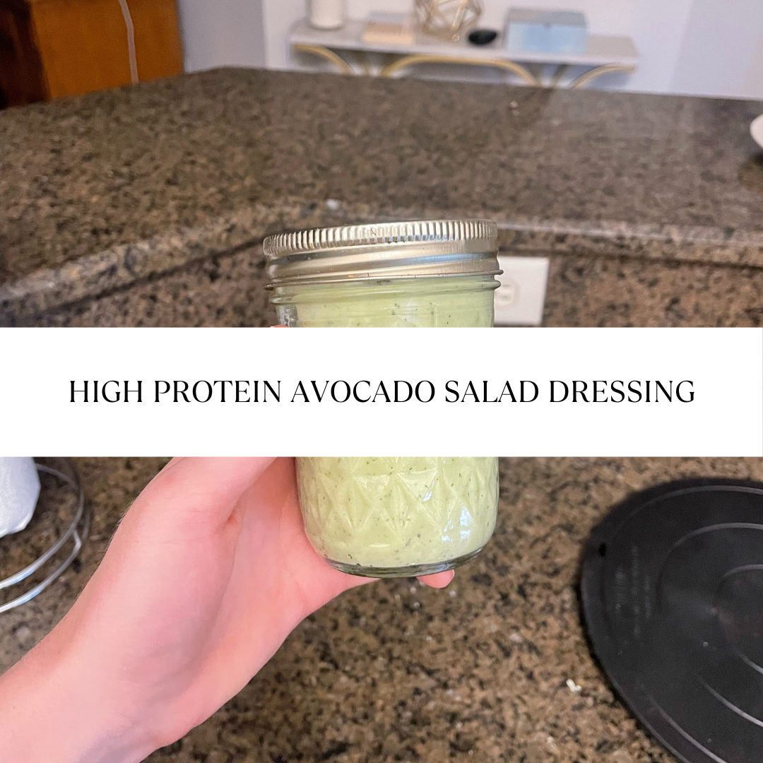 High Protein Avocado Salad Dressing 