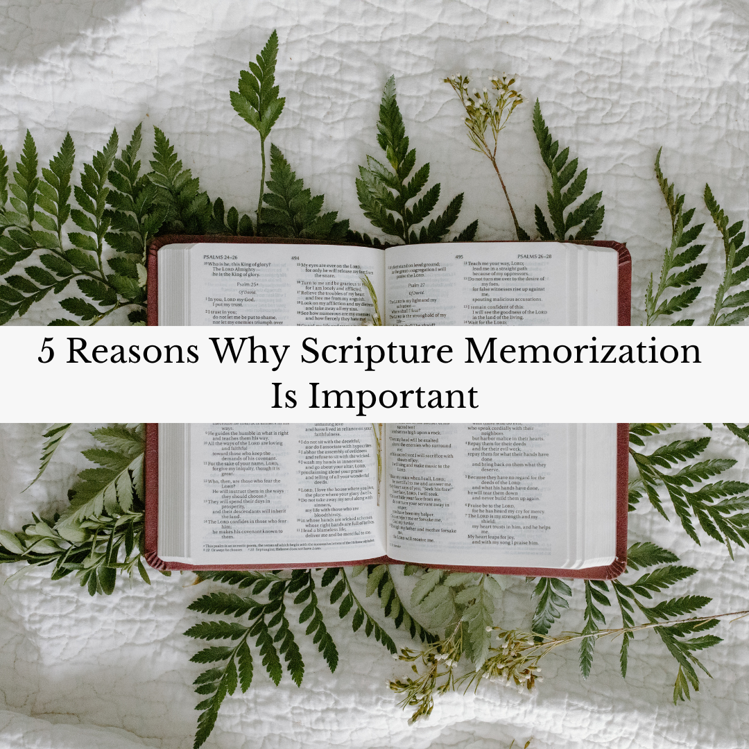 5 Reasons Why Scripture Memorization Is Important